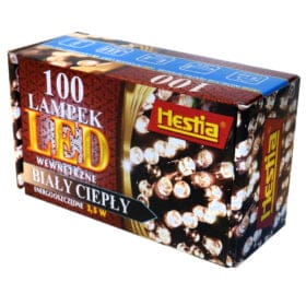 100 lampek led białe ciepłe wewnętrzne